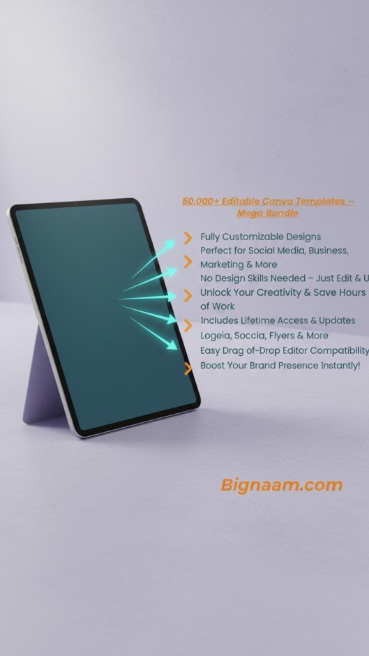 50000+ Canva Templates Bundle Mockup