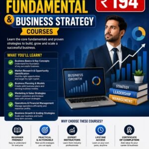Business Fundamental & Business Strategy Courses