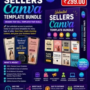 Unlimited Sellers Canva Template Bundle
