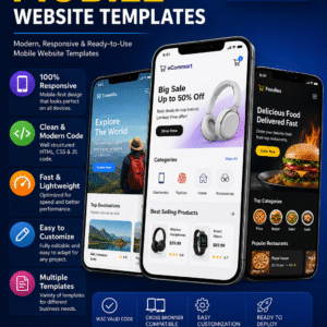HTML Mobile Website Templates