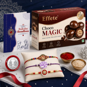 Premium Rakhi & Chocolate Gift Set for Brother | Raksha Bandhan Gift Combo | Bignaam