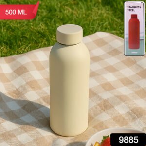 Stainless Steel Double Wall Vacuum-insulated Drink Water Bottle (Mix Color 500 Ml Approx)