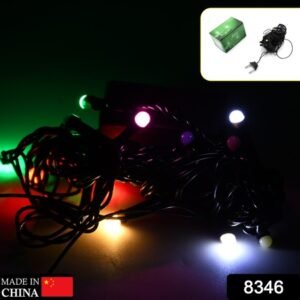 8346 3mtr Home Decoration Diwali Wedding Led Christmas String Light Indoor And Outdoor Light Festival Decoration Led String Light Multi-color Light 1.4mm (15l 3 Mtr)