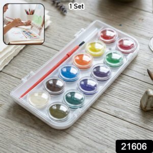 12 Shade Compact Watercolour Paint Set 1 Set