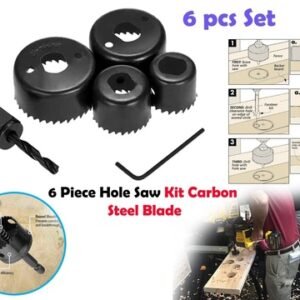 433 Hole Saw Set Drill Bit Set 32mm38mm44mm54mm (6 Pcs)