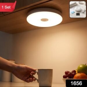 Usb Rechargeable Magnetic Motion Sensor Led Light For Cabinet Home (1 Set)