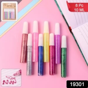 Diy Multi-color Glitter Craft Glue Pen Set (10ml 8 Pc)