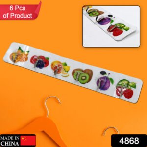 4868 Tranparent Wall Hook Strong Wall Hook Adhesive Hook Wall Hooks High Quality Premium Hook For Home Office Multiuse Hook ( 6pc )