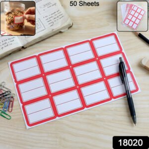 Writable Label Stickers 50 Sheets