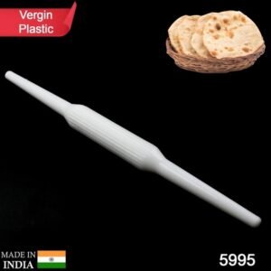 5995 Kitchen Plastic Vergin Belan Rolling Pin For Roti Chapati High Quality Kitchen Tool (1pc)