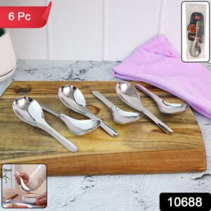 Apex Premium Stainless Steel Soup Spoon Set 6 Pieces