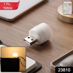 Yellow Usb Led Lamp Night Light Plug Small Led Nightlight (1 Pc)