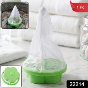 Washing Machine Floating Hair Lint Catcher Reusable Mesh Flower Filter