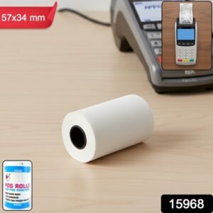 Thermal Label Roll For Barcode Printing (57 X 34 Cm)