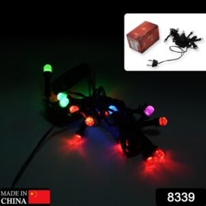 8339 3mtr Home Decoration Diwali Wedding Led Christmas String Light Indoor And Outdoor Light Festival Decoration Led String Light Multi-color Light (15l 3 Mtr)