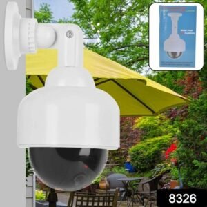 Fake Dummy Camera Cctv With Flashing Red Led Light (1 Pc Battery Not Included)