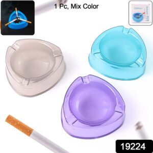 Oblivion Transparent Plastic Ashtray (Mix Color 1 Pc)