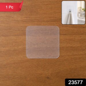 Reusable Transparent Double Sided Nano Adhesive Gel Wall Sticker Pad Grip (1 Pc)