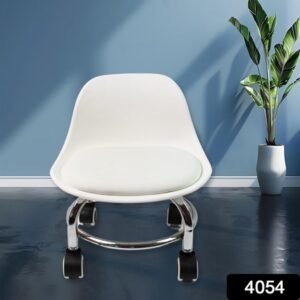 4054 Low Round Rolling Stool With Wheels Pedicure Stool For Fitness Office Garage Home Garden Furniture Benches Stools Multi-color (1 Pc)