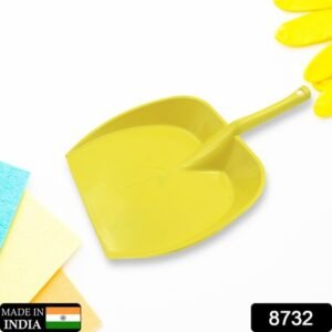 8732 Dustpan With Long Handle Dust Collection Dust Pan Tray For Kitchen Home Office Bathroom Etc (1 Pc Multicolor )