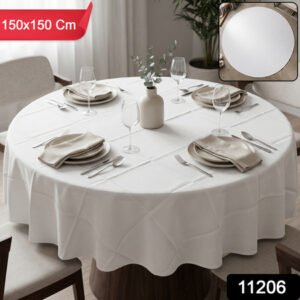 Multipurpose Round Dining Table Mat (1 Pc 150x150 Cm)