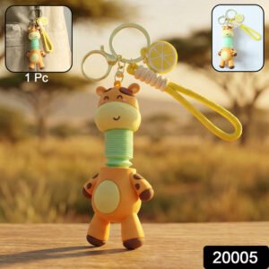 Cute Giraffe Cartoon Keychain (1 Pc)