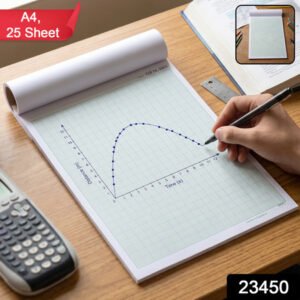 Oddy A4 Graph Paper 1mm Square Grid (25 Sheets Pad)