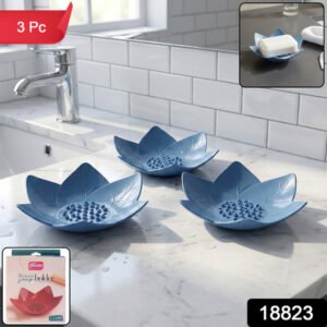 Supermom 3-piece Lotus Blossom Design Soap Holder Set