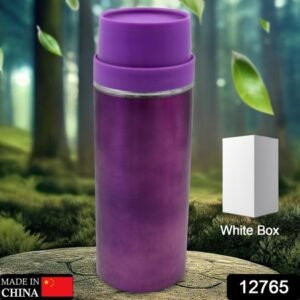 12765 Stainless Steel Water Bottle Leak Proof Rust Proof Hot Cold Drinks Gym Sipper Bpa Free Food Grade Quality Steel Fridge Bottle For Office Gym School (500 Ml Approx)