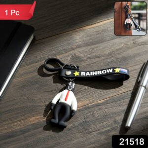 Stylish Cartoon Man Figure Keychain (1 Pc)