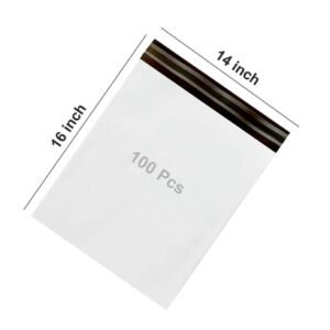 0929 Pod Pouch Secure Tamper Proof Courier Bags100 Pcs (14 X 16 Inch)