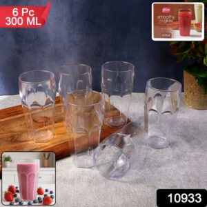 Supermom Transparent Smoothy Glass Set (Approx 300ml 6 Pc)