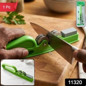 Handheld Knife Sharpener With Grip Handle Manual Blade Sharpening Tool (1 Pc)