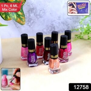 Blush Dark Mini Nail Polish (Mix Color 6 Ml 1 Pc)