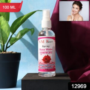 Rose Water Spray For Face Skin Hydration - (1 Pc 100ml)