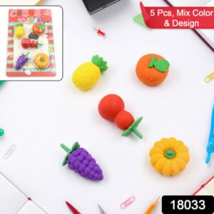 18033 3d Mix Design Fancy Stylish Colorful Erasers Mini Eraser Creative Cute Novelty Eraser For Children Different Designs Eraser Set For Return Gift Birthday Party School Prize (1 Set)