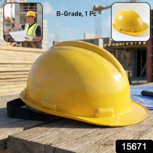 B-grade Yellow Safety Helmet Industrial Protective Hard Hat (1 Pc)