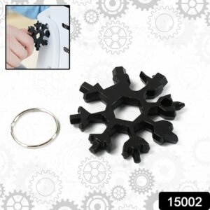 Durable Portable 18 In 1 Snowflake Multi-tool Snowflake Bottle Opener Flat Phillips Screwdriver Kit Wrench