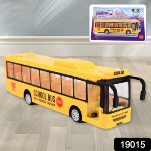 Inertia Bus Toys High Simulation Yellow Fine Details Mini Bus Model Car Toys Prizes For Gift Collections