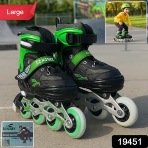 Professional Adjustable Inline Skates For Kids And Adults (Large 1 Pair)