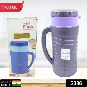 Thermos Insulated Flask Or Hot Kettle Plastic Innner Steel Insulated Tea Kettle Hot And Cold Premium Tea Kettle Kettle Easy To Carry Leak Proof Tea Jug Coffee Jug Water Jug Hot Beverag (1200 Ml 1700ml )