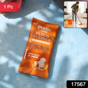 Pollic Kadam Concentrated Floor Cleaner Sachet Orange Fresh Fragrance (50 Gm)