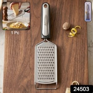 Ss Slim Cheese Grater With Plastic Handle For Vegetables And Lemon Zest (1 Pc)