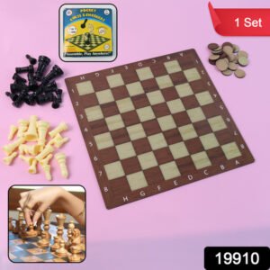 Chess Checkers 2-in-1 Travel Game - (1 Set)