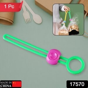 17570 Bag Clips Food Clips Multi-purpose Sealer Reusable Cable Ties Cord Organizer Bag Clips Food Clips For Home Kitchen Office (1 Pc)