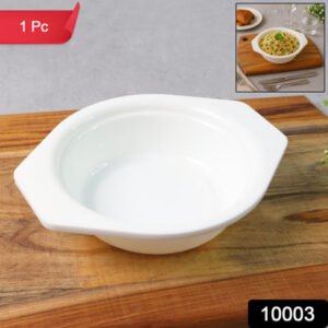 Premium Plastic Serving Mixing Bowl With Easy-grip Side Tabs (1 Pc)