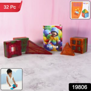 Magnetic Building Tiles - (32pc Set)