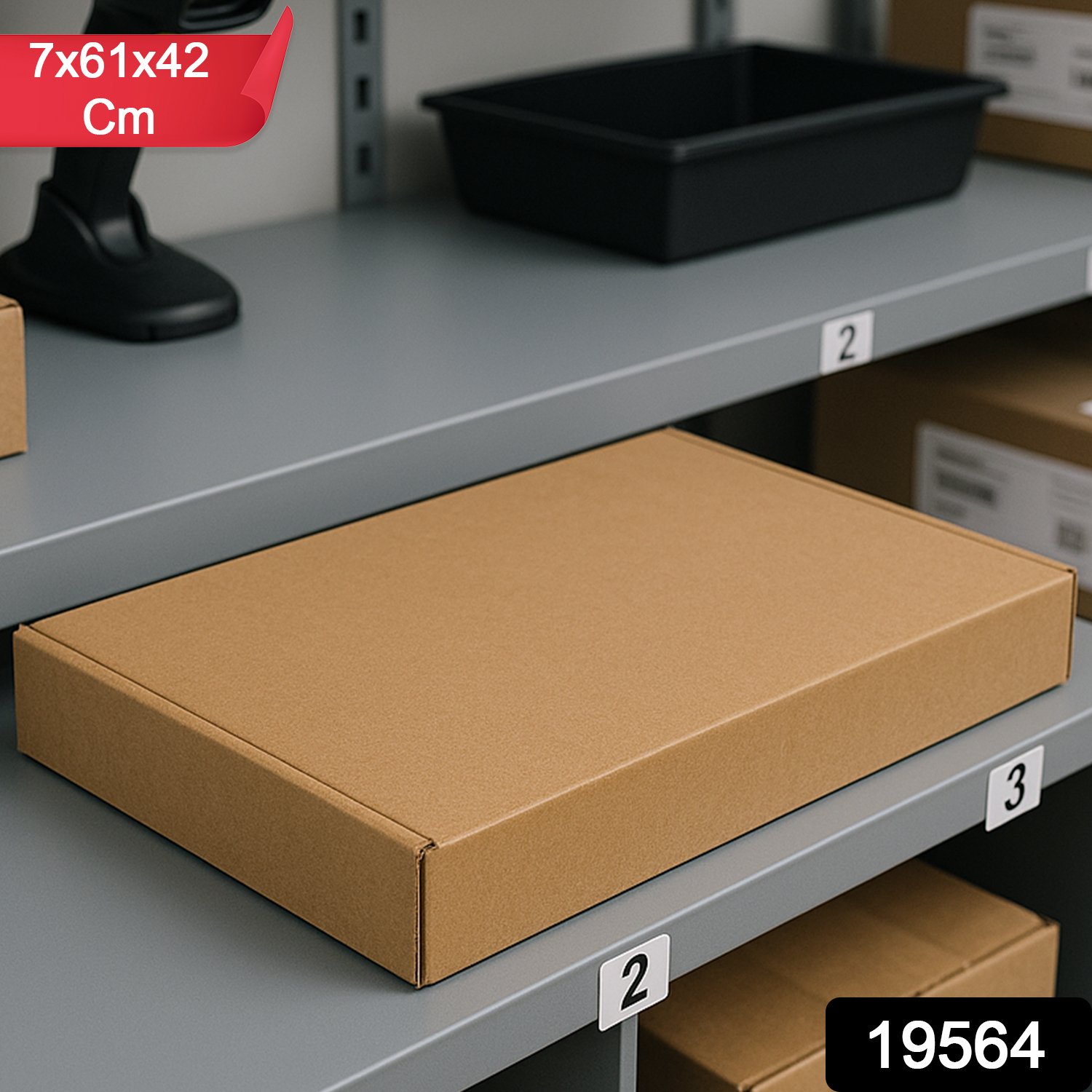 Heavy-duty Brown Box For Product Packing (7x61x42 Cm 1 Pc)
