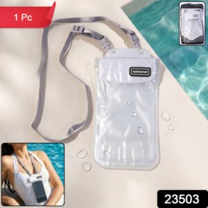 Waterproof Mobile Pouch Cover 1 Pc Universal Sealed Phone Case With Lanyard