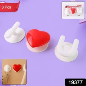 Adhesive Wall Hook Set For Kitchen Bathroom Home (3pc)